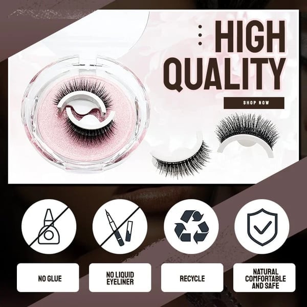 🔥LAST DAY - BUY 1 GET 1 FREE JUST $8.99 EACH🔥🎉Reusable Adhesive Eyelashes ✅