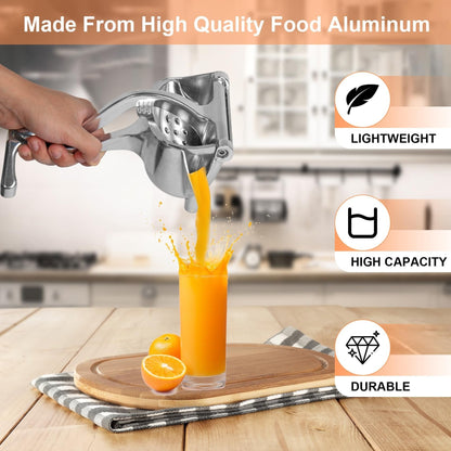 Last Day Sale Hand Juicer Squeezer- Aluminum Manual Press Juicer🍹
