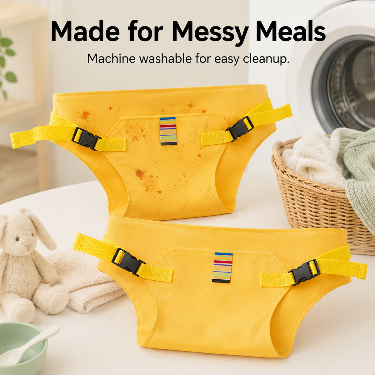 Portable Baby Chair Harness Safety Belt — Foldable Toddler Dining Seat for Travel & Restaurants