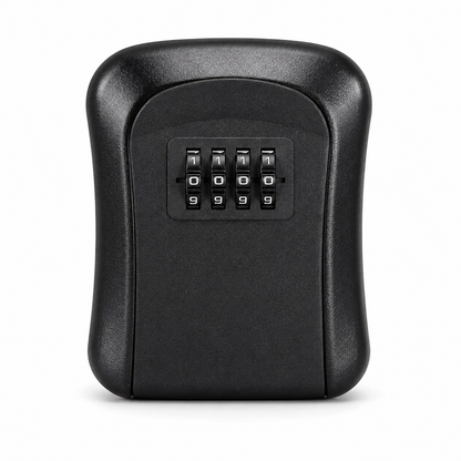 Wall Mounted Key Lock Box with 4-Digit Combination – Weather-Resistant Outdoor Spare Key Safe