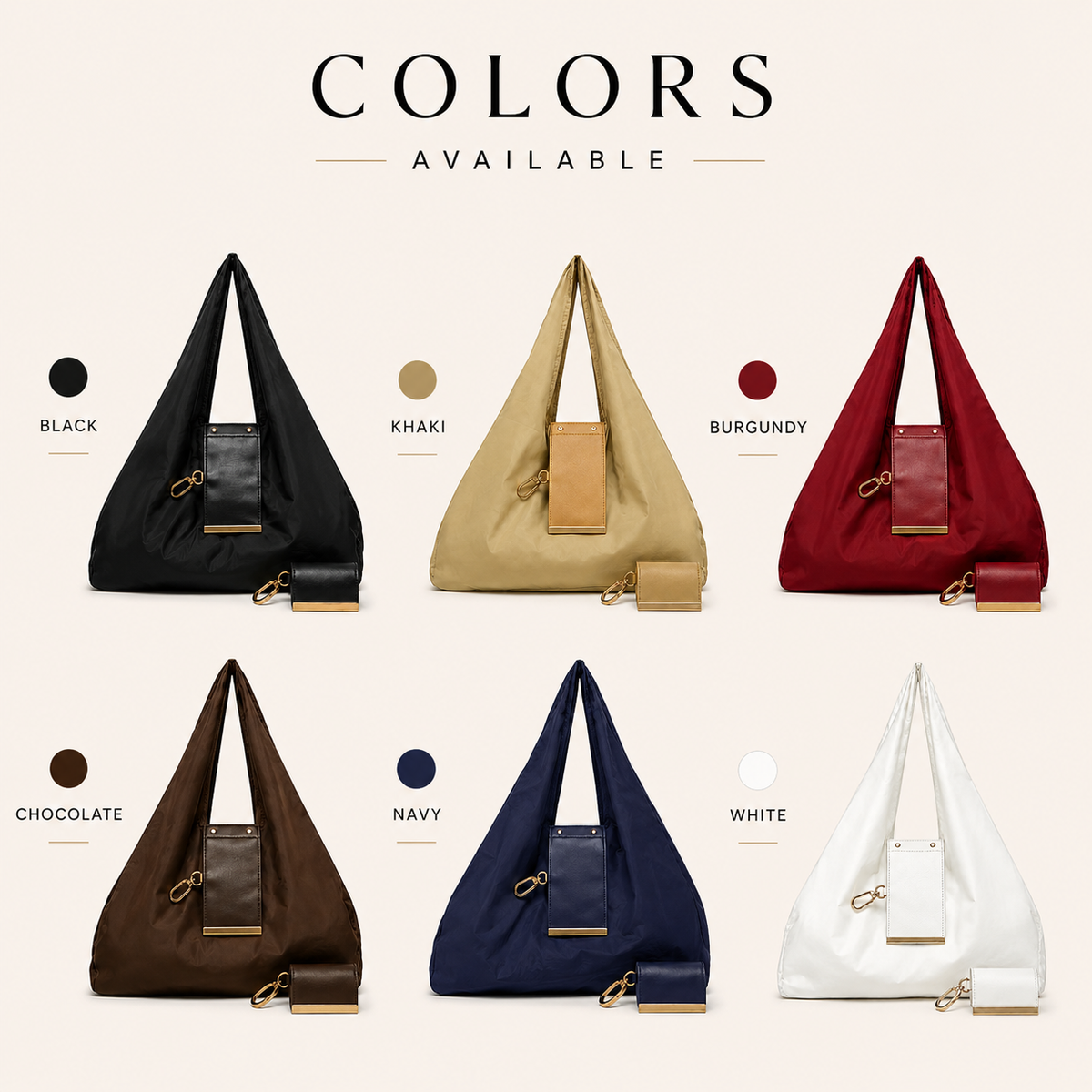 Charm Transformable Bag  Stylish Vegan Leather Tote & Keychain Charm👑