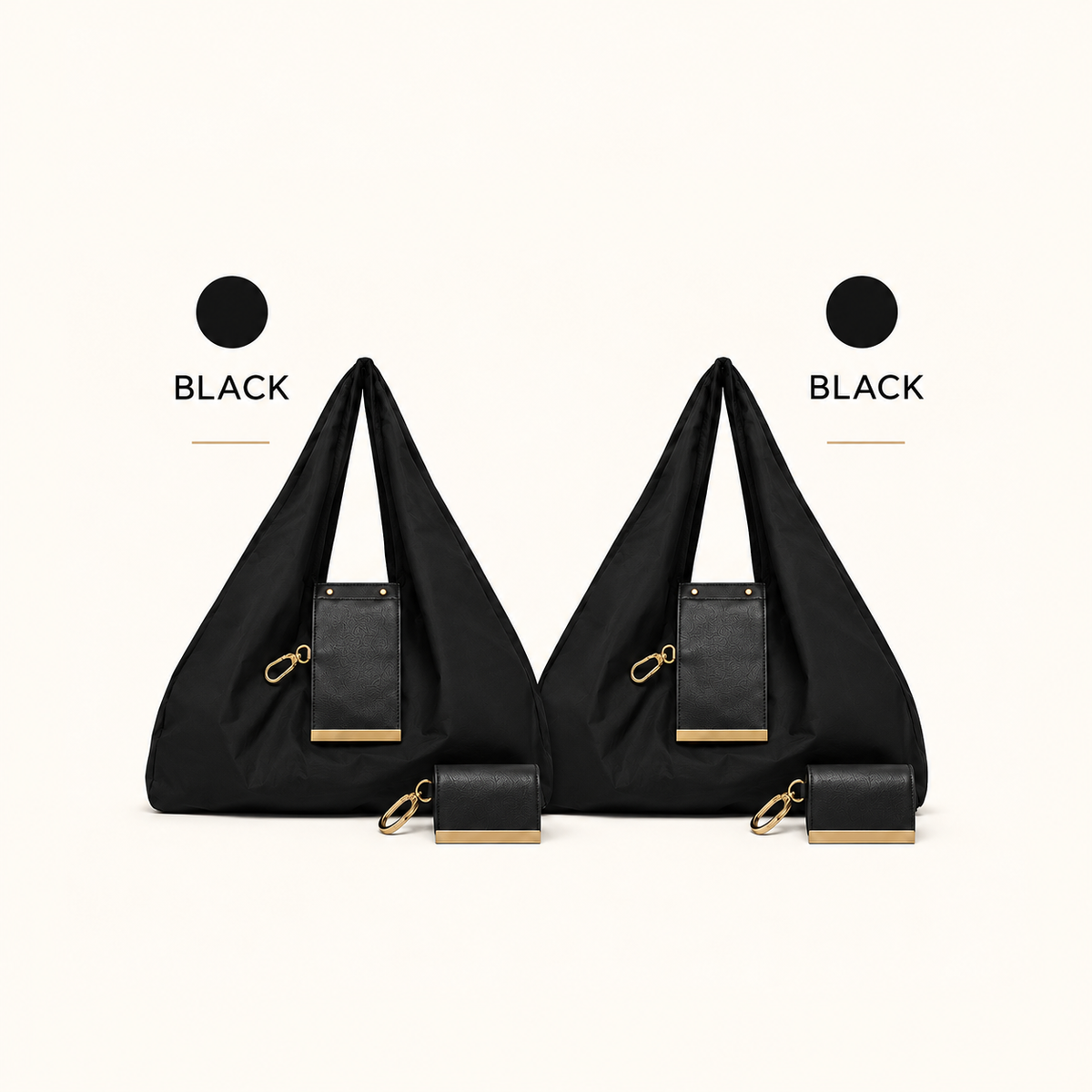 Charm Transformable Bag  Stylish Vegan Leather Tote & Keychain Charm👑