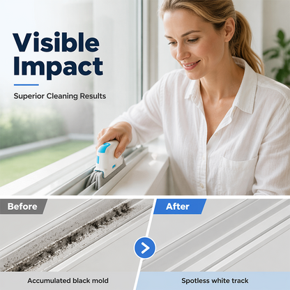 🧽 3-in Window Track Deep Cleaning Tool – Scrub, Brush & Clean Tight Gaps